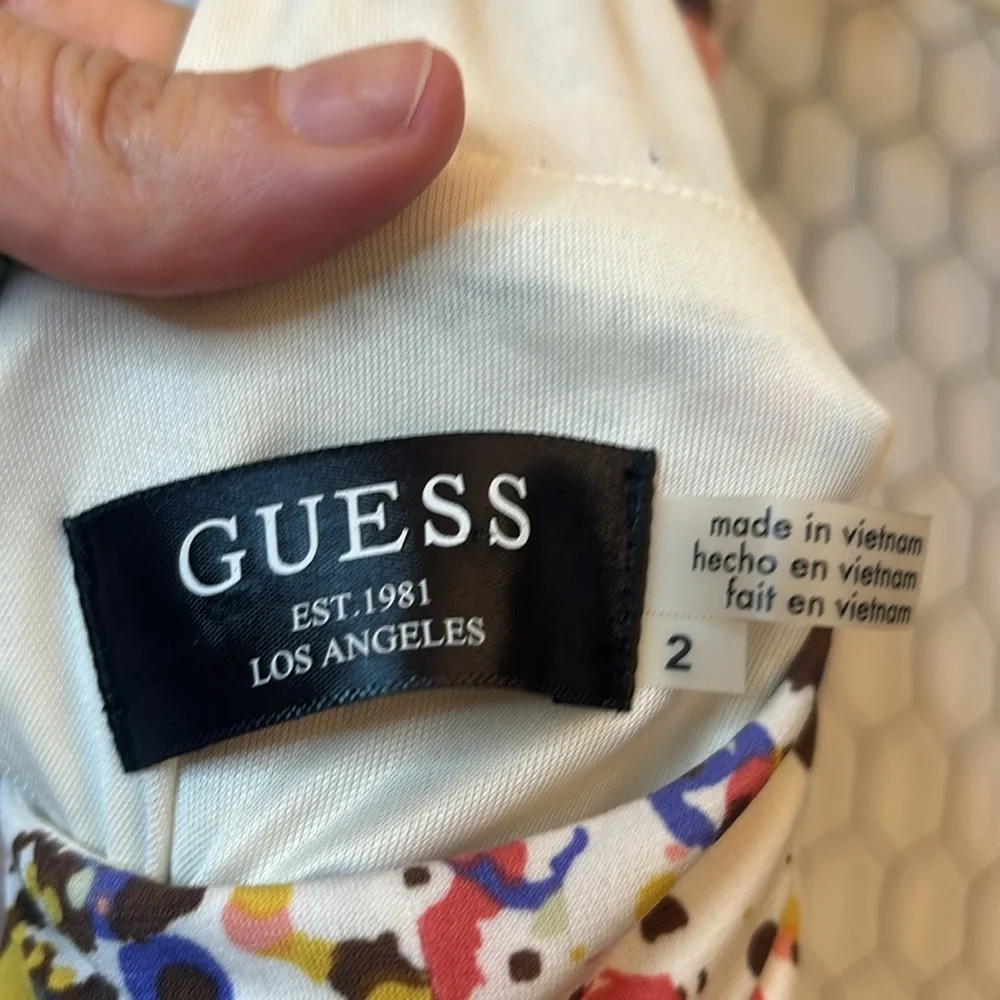 NWT Guess Winona Multicolor Maxi Dress - Picture 11 of 15
